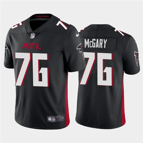 Men's Atlanta Falcons #76 Kaleb McGary 2020 Black Vapor Untouchable Limited Stitched NFL Jersey